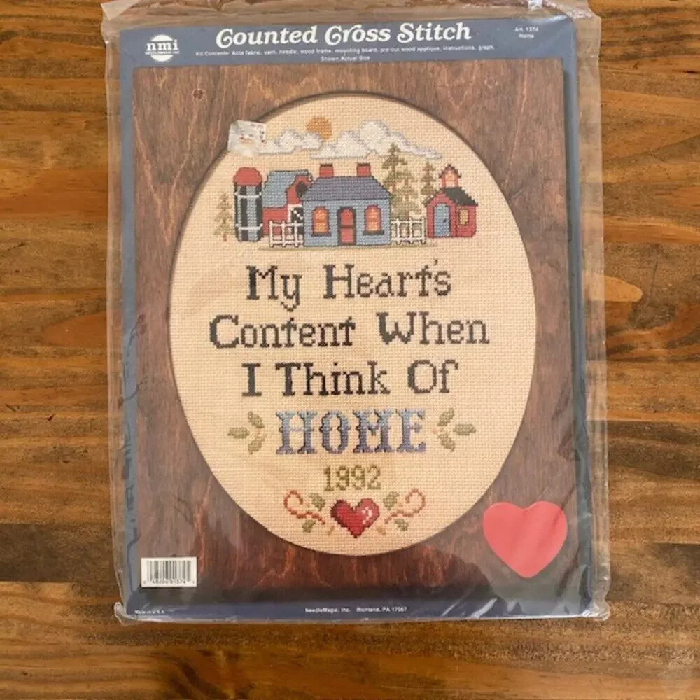 2 NMI Counted Cross Stitch Kits 